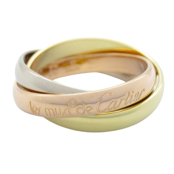CARTIER 18k Yellow Gold Trinity Ring - Picture 1 of 6